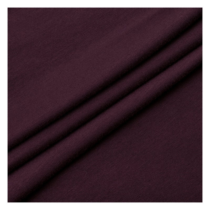 OThread & Co. Women's Long Sleeve T-Shirt Scoop Neck Basic Layer Stretchy Shirts (X-Large, Maroon) - Image 5
